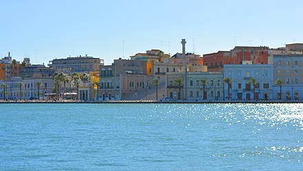 View of the old town from the sea