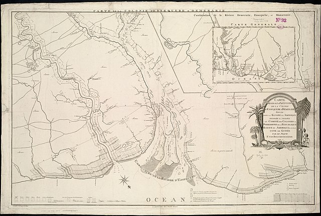 Essequibo ja Demerara vuonna 1798.