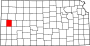 Map of Kansas highlighting Wichita County.svg
