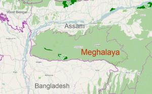 300px map of meghalaya india