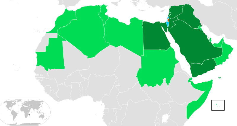 File:Map of the Arab-Israeli conflict-blank.svg