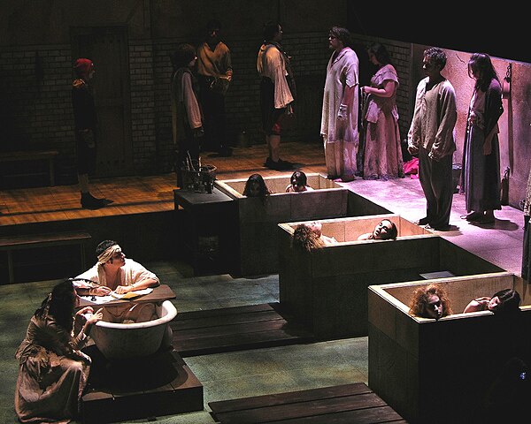 Marat/Sade production at the University of California, San Diego, 2005, directed by Stefan Novinski