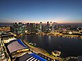 * Nomination Marina Bay at blue hour as seen from Marina Bay Sands. --Pro2 19:38, 20 July 2019 (UTC) * Decline Perspective correction necessary --Llez 06:16, 21 July 2019 (UTC)  Oppose Not done within a week --Llez 08:18, 28 July 2019 (UTC)
