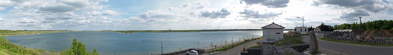 Markkleeberger See vom nördlichen Ufer