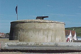 Martello Tower on Seaford seafront, housing the Museum Martello Tower, Seaford, East Sussex (October 2001).jpg