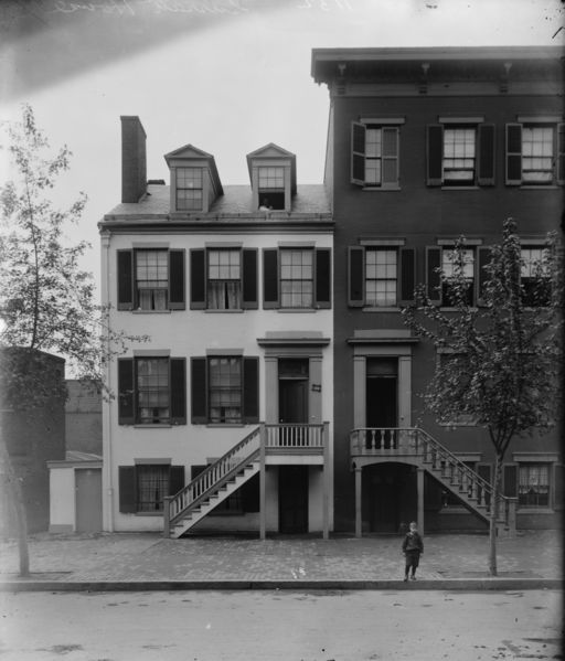 Surratt's boarding house, c. 1890, little changed from how it looked during her occupancy.