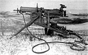 Ametralladora alemana de la Primera Guerra Mundial, modelo Maschinengewehr 08 (MG08)