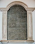 Thumbnail for File:Memorial for Richard Redding Vicar of St Giles church &amp; Master of hospital in Stoke Poges.jpg