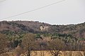 Burg Merkenstein in Gainfarn, gesehen vom Haidlho}}