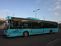 Un Irisbus Agora Line revêtant désormais la livrée bleu du réseau LE MET'.