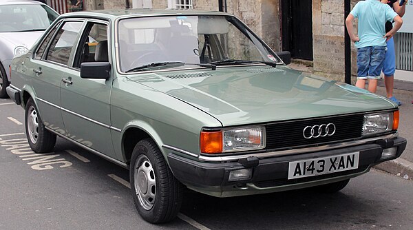 1983 Audi 80 1.8 GL (European version with single headlamps)