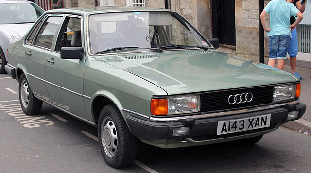 1983 Audi 80 1.8 GL (European version with single headlamps)