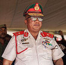 Commander of Lesotho Defence Force, Lt General Mojalefa Letsoela