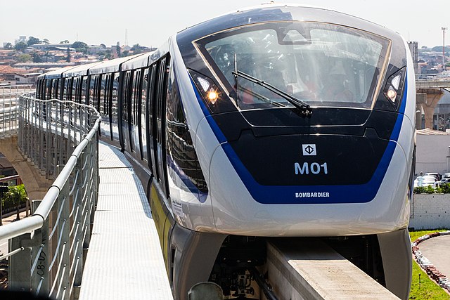 Innovia Monorail 300 in São Paulo, Brazil, in 2014