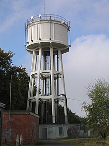 Moortown Water Tower, north of the Ring Road Moortown Water Tower.JPG