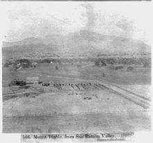 Mount Diablo, photographed from San Ramon Valley in 1866. Mount Diablo from San Ramon 1866.jpg