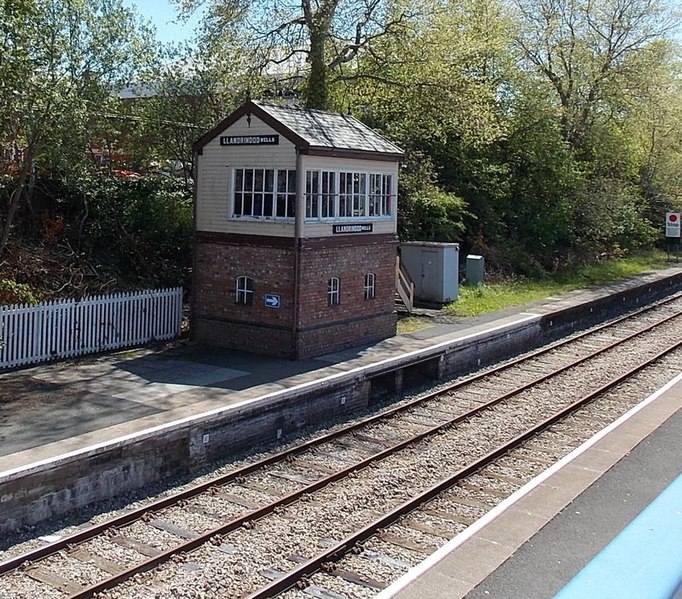 File:Museum in a former signalbox at Llandrindod Wells railway station - geograph.org.uk - 3565841.jpg