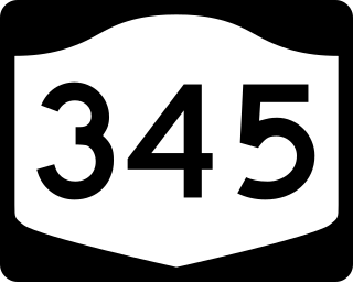 <span class="mw-page-title-main">New York State Route 345</span> State highway in St. Lawrence County, New York, US