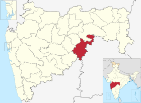 Nanded in Maharashtra (India).svg
