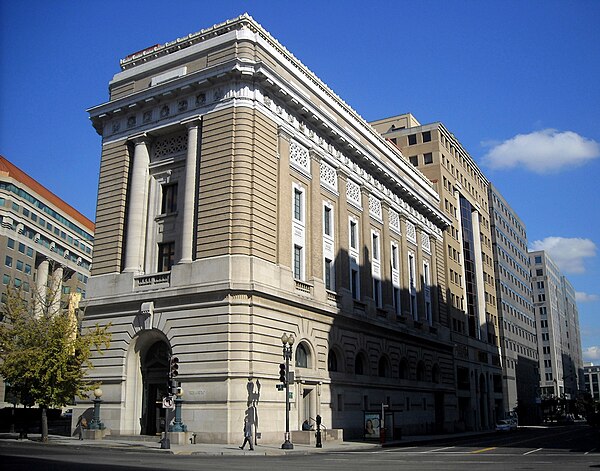 National Museum of Women in the Arts, originally a Masonic temple, in Washington, D.C.