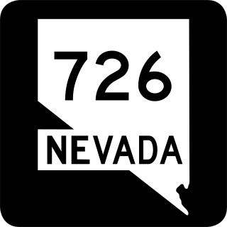 <span class="mw-page-title-main">Nevada State Route 726</span> State highway in Nevada, United States