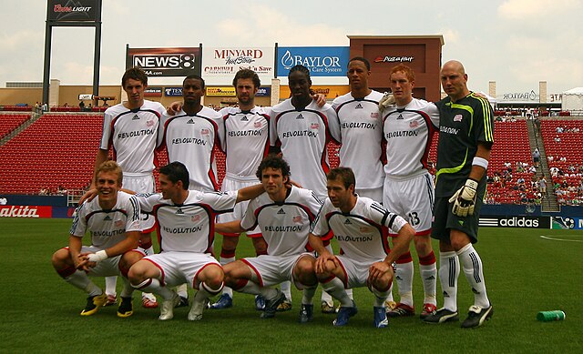 New England Revolution starting lineup photo in 2007