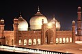 The mosque at night