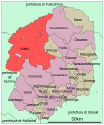 Nikkō – Mappa
