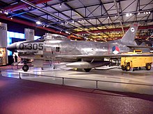 North American F-86K Royal Netherlands Air Force North American F-86K at militare luchtvaart museum Soesterberg.jpg