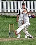 Thumbnail for File:North London CC v Shawn Brown's UK Tour team at Crouch End, London 11.jpg