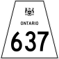 Highway 637 shield