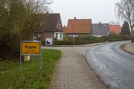 Entrance to Büppel at the level of Südender Leke