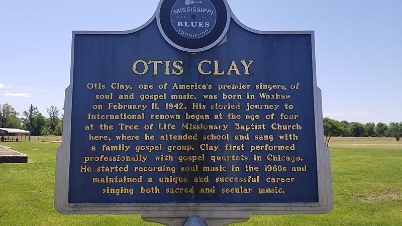 File:Otis Clay - Mississippi Blues Trail Marker.jpg