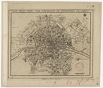 1720 (Pieter van der Aa, Plan de la ville, cité, université et fauxbourgs de Paris)