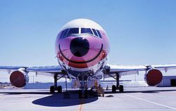 «Улыбка» на самолёте (L-1011) PSA