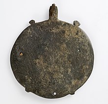 A zoomorphic palette in the form of a Nile soft-shell turtle. 4th millennium BC Palette a fard en forme de tortue Trionyx du Nil.jpg