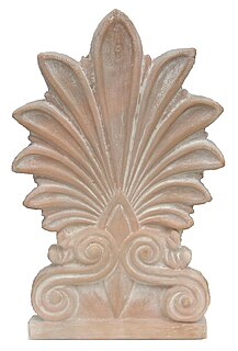 Palmette A decorative motif based on the fan-shaped leaves of a palm tree