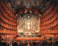 Teatro Argentina (Panini, 1747, Musee du Louvre) Pannini, Giovanni Paolo - Musical Fete - 1747.png