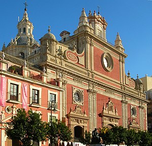 Fachada principal de la Iglesia del Salvador