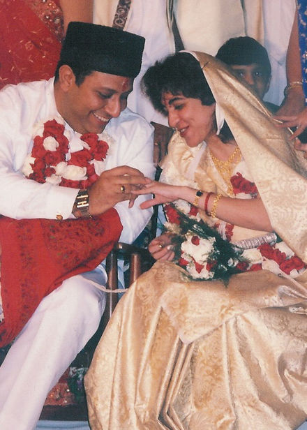 Parsi wedding (exchange of rings)