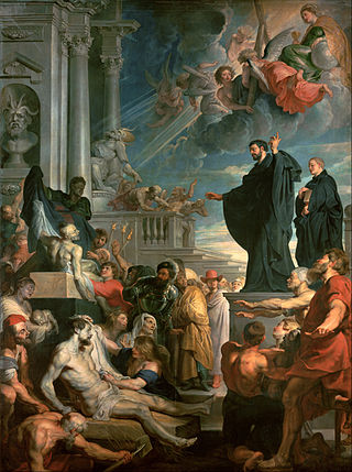 <i>Miracles of St. Francis Xavier</i> (Rubens) C. 1618 painting by Peter Paul Rubens