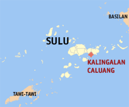 Kaart van Kalingalan Caluang