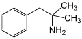 Phentermine Structural Formula V1.svg