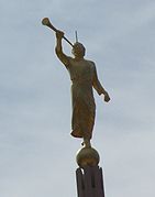 2013-08-18: Angel Moroni statue