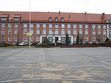 APU's former Posen-West Prussia Consistory, now the office of an oil and gas drilling company in Pila. Pila konsystorz.JPG