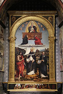 Madonna Odigitria e i ss. Giovanni Battista, Antonino e Tommaso d’Aquino, Chiesa di Santa Maria di Castello (Genova)