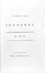 Title page of Poetical Sketches Poetical Sketches title page.jpg