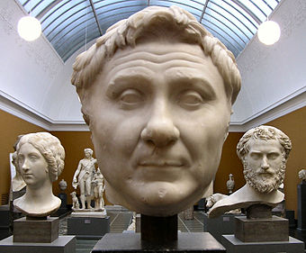 Bustul lui Pompei la Copenhaga