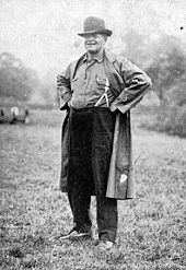 Warner during the 1917 season at Pittsburgh PopatPitt1919Owl.jpg