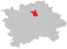 Libeň na mapě